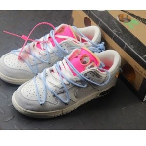 Nike Dunk Low Off White Lot 38 Size 7.5 mens (9 women)